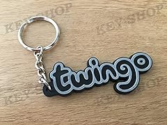 Générique Porte-clés Twingo PVC Souple Monogramme Logo, occasion d'occasion  Livré partout en France