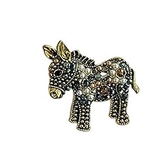 Pearl donkey brooch for sale  Delivered anywhere in UK