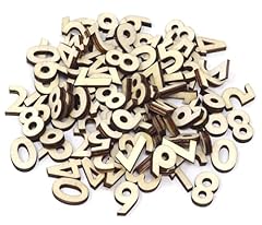 100pcs numeri legno usato  Spedito ovunque in Italia 