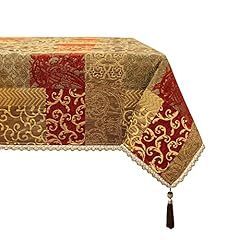 Topluxe damask tablecloth for sale  Delivered anywhere in UK
