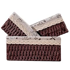 Pcs handmade wicker for sale  Delivered anywhere in USA 