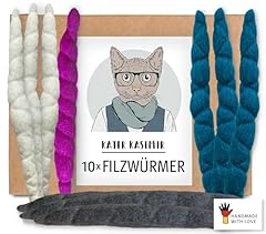 Handgerollte filzwürmchen 100 gebraucht kaufen  Wird an jeden Ort in Deutschland