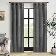 Pinch pleated charcoal for sale  Delivered anywhere in USA 