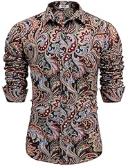 Coofandy men paisley for sale  Delivered anywhere in USA 