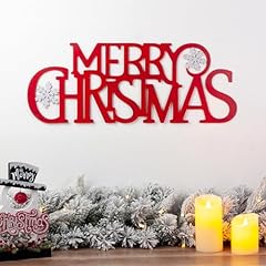 Glitzhome merry christmas for sale  Delivered anywhere in USA 