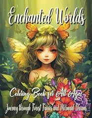 Enchanted worlds coloring for sale  Delivered anywhere in UK