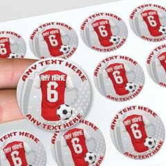 Personalised football stickers for sale  Delivered anywhere in UK