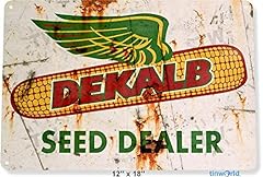 Tin sign dekalb for sale  Delivered anywhere in USA 