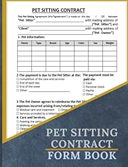 Pet sitting contract for sale  Delivered anywhere in USA 