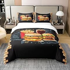 Housse couette hamburger d'occasion  Livré partout en France