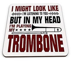 Head playing trombone for sale  Delivered anywhere in Ireland