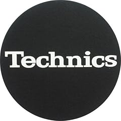 Technics slipmats black for sale  Delivered anywhere in UK