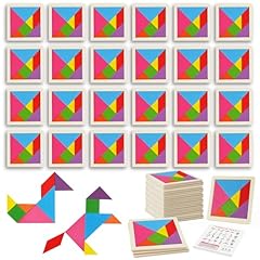 Ainiv 24pcs tangram for sale  Delivered anywhere in UK