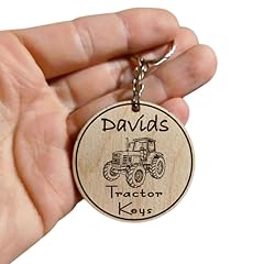 Personalised tractor keyring for sale  Delivered anywhere in UK
