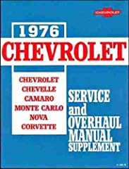 COMPLETE 1976 CHEVROLET REPAIR SHOP & SERVICE MANUAL for sale  Delivered anywhere in USA 