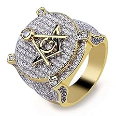 Masonic ring compass for sale  Delivered anywhere in UK