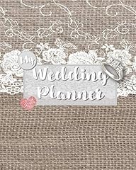 Wedding planner burlap for sale  Delivered anywhere in USA 