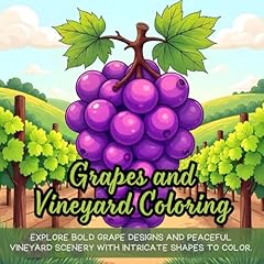 Grapes vineyard coloring for sale  Delivered anywhere in UK