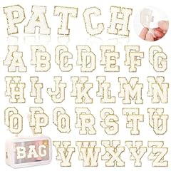 White chenille letters for sale  Delivered anywhere in USA 