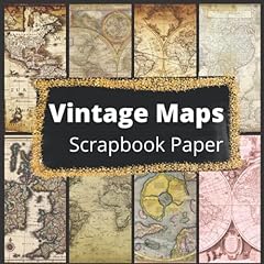 Vintage maps scrapbook for sale  Delivered anywhere in Ireland