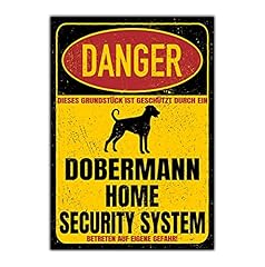 Dobermann schild danger gebraucht kaufen  Wird an jeden Ort in Deutschland