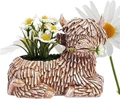 Highland cow planter for sale  Delivered anywhere in USA 