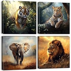 Wild animals canvas for sale  Delivered anywhere in USA 
