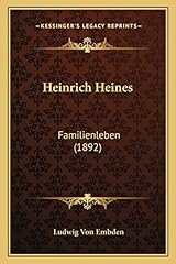 Heinrich heines familienleben usato  Spedito ovunque in Italia 