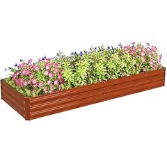 Outsunny galvanized raised for sale  Delivered anywhere in USA 