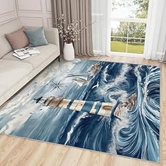 Nautical rugs living for sale  Delivered anywhere in USA 