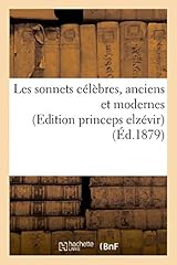 Sonnets célèbres anciens d'occasion  Livré partout en Belgiqu