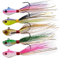 Bucktail jigs saltwater for sale  Delivered anywhere in UK