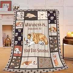 English bulldog blanket for sale  Delivered anywhere in UK