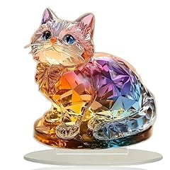 Cat ornaments crystal for sale  Delivered anywhere in UK