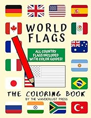 Flags coloring book for sale  Delivered anywhere in UK
