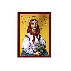 Saint dymphna icon for sale  Delivered anywhere in USA 