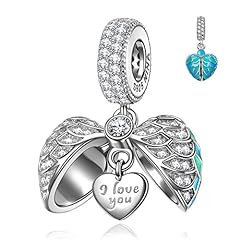 NINAQUEEN "Wings of Angel" 925 Sterling Silver Heart, used for sale  Delivered anywhere in USA 