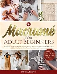 Macramé adult beginners for sale  Delivered anywhere in USA 