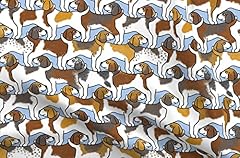 Spoonflower fabric beagles for sale  Delivered anywhere in USA 