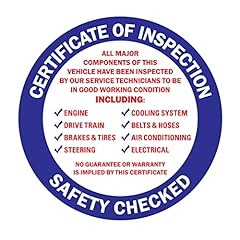Adhesive vehicle inspection for sale  Delivered anywhere in USA 