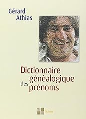 Dictionnaire généalogique pr d'occasion  Livré partout en France