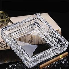Square glass ashtray for sale  Delivered anywhere in USA 