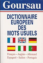 Dictionnaire européen mots d'occasion  Livré partout en France