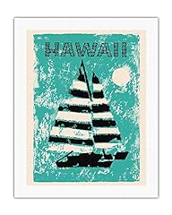 Hawaii sailboat sunset for sale  Delivered anywhere in USA 