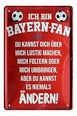 Blechschild bayern fan gebraucht kaufen  Wird an jeden Ort in Deutschland