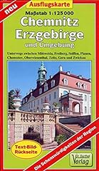 Ausflugskarte chemnitz erzgebi gebraucht kaufen  Wird an jeden Ort in Deutschland
