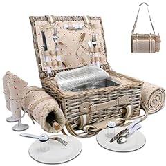 31pcs picnic basket for sale  Delivered anywhere in USA 