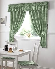 Gingham check green for sale  Delivered anywhere in UK