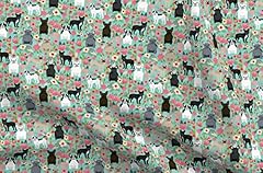 Spoonflower fabric frenchie for sale  Delivered anywhere in USA 