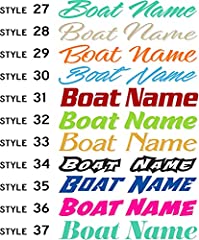 Boat name decal for sale  Delivered anywhere in USA 